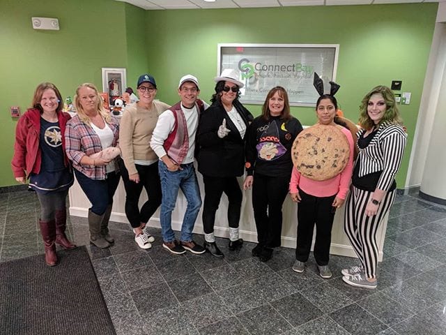 Getting our #Halloween on at ConnectPay Foxboro #MA Lots of #spirit ...